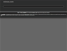 Tablet Screenshot of mimos.com